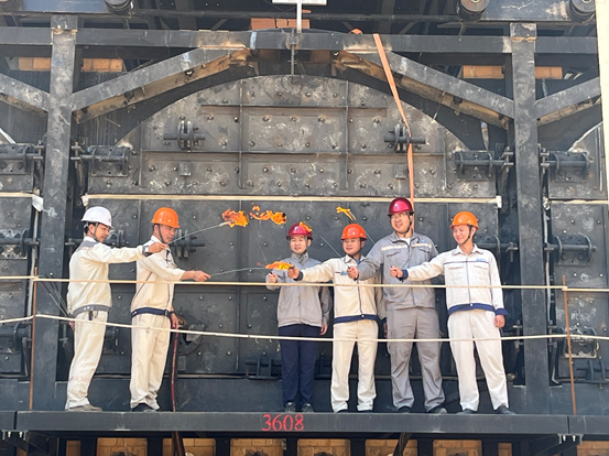 越南榕橘55万吨/年热回收焦炉项目投产报道